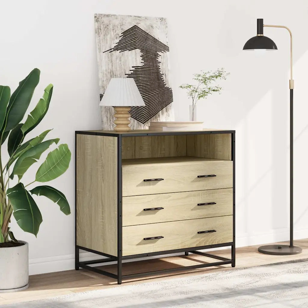 Cassettiera Rovere Sonoma 70x41x70 cm in Legno Multistrato CFW3496811