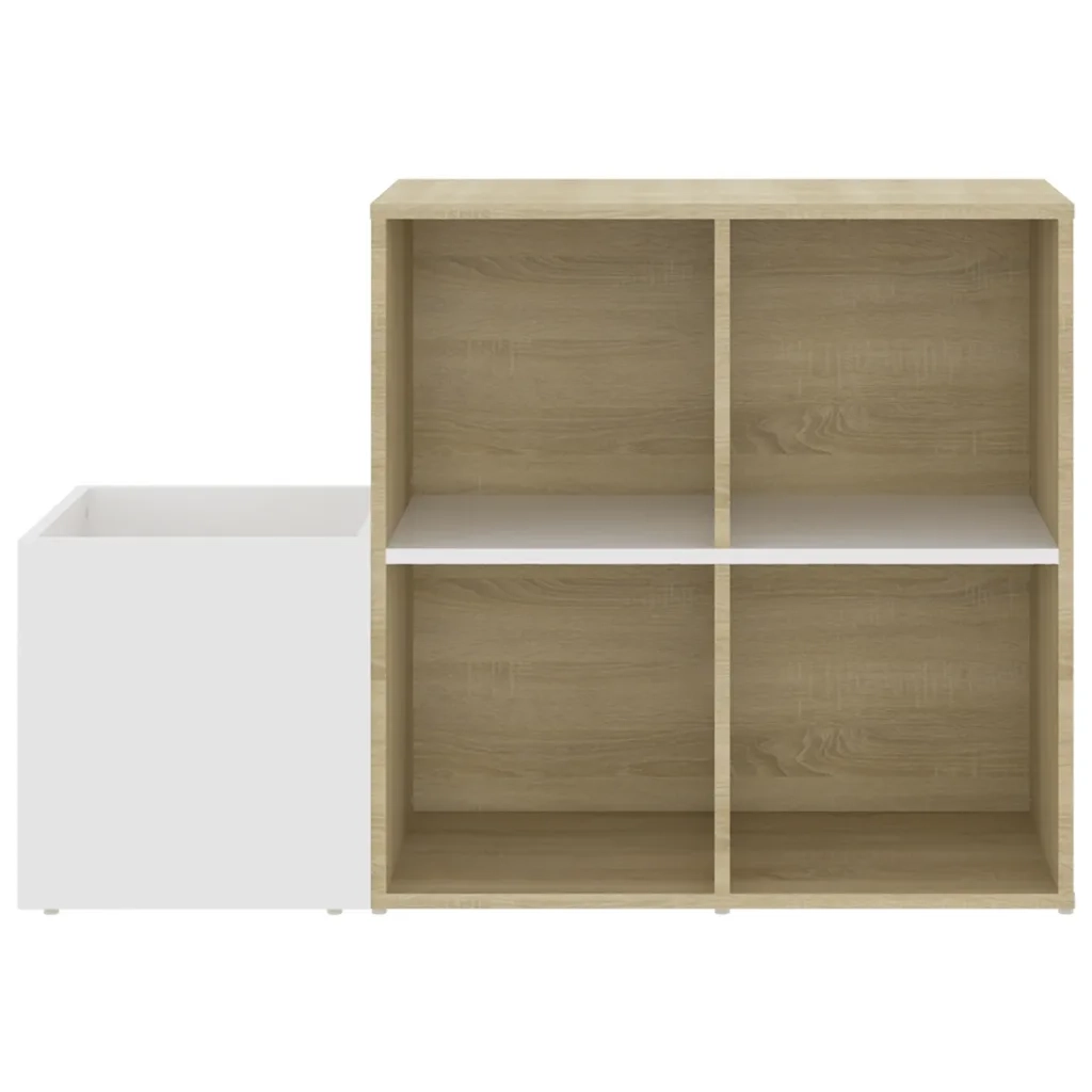 Scarpiera Ingresso Bianco Rovere Sonoma 105x35,5x70 Multistrato 808256