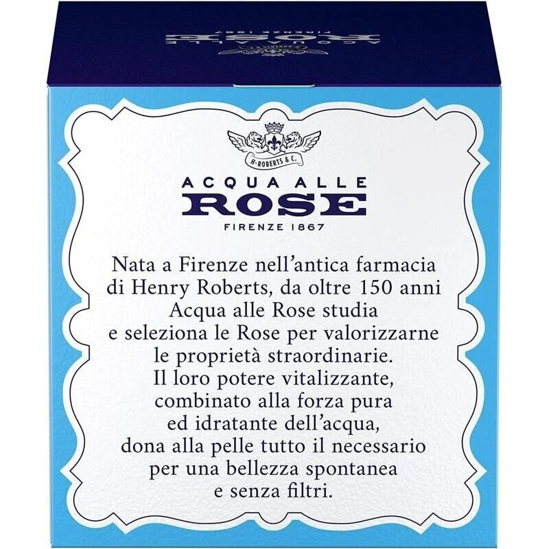 ACQUA ALLE ROSE CREMA VISO IDRATANTE RINFRESCANTE CON ACQUA DISTILLATA 50 ML ROSA DAMASCENA E VITAMINA E