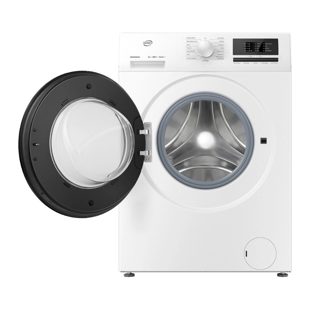 Lavatrice Daya DHW812IVA3 carica frontale 8 kg Inverter 1200 giri bianco classe A