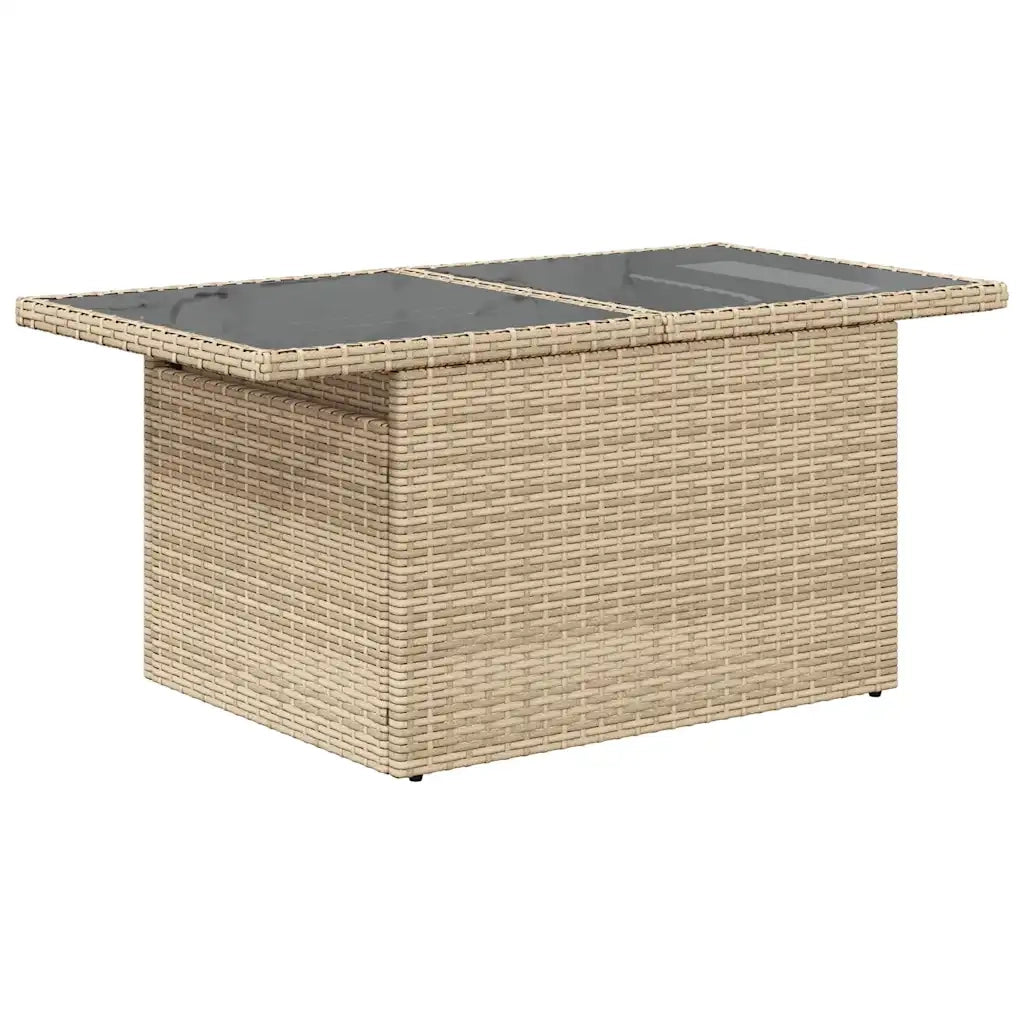 Set Divano da Giardino 6 pz con Cuscini Beige in Polyrattan 3327808