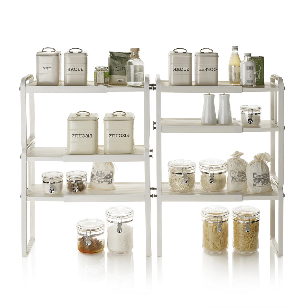 Organizzatore 2 ripiani per scaffali ATOS bianco