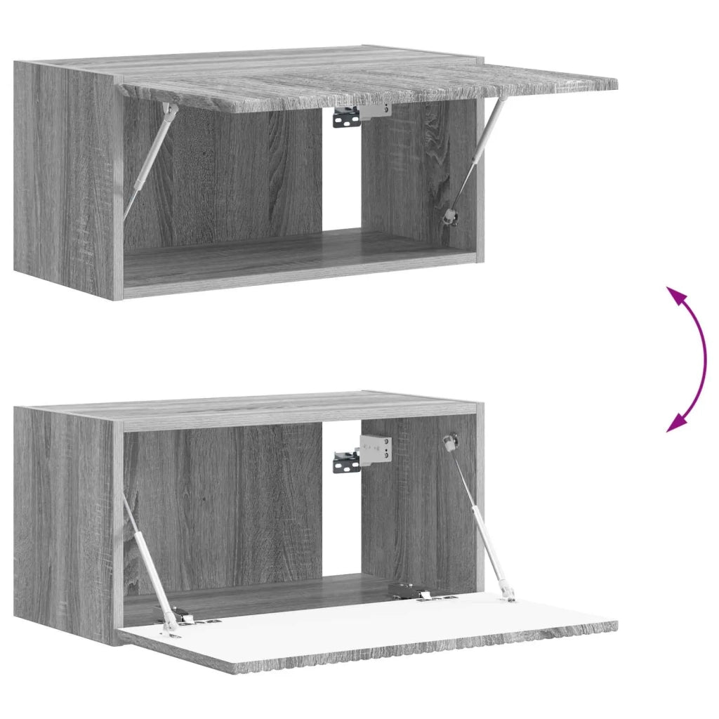 Set mobile TV 5 pz | Armadietto TV | Mobile Porta TV Grigio Sonoma Legno multistrato