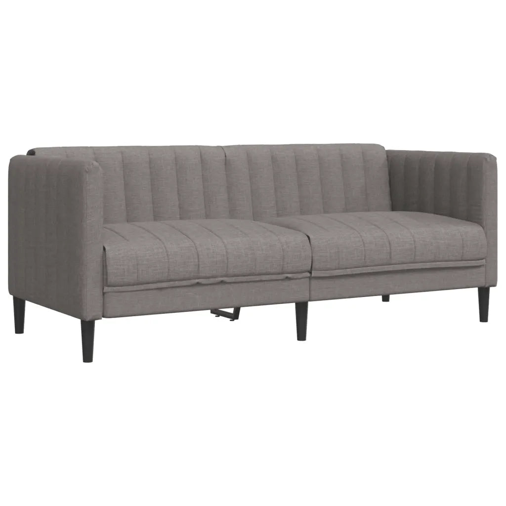 Divano a 2 Posti-Sofa 2 Posti Grigio Talpa in Tessuto 264411