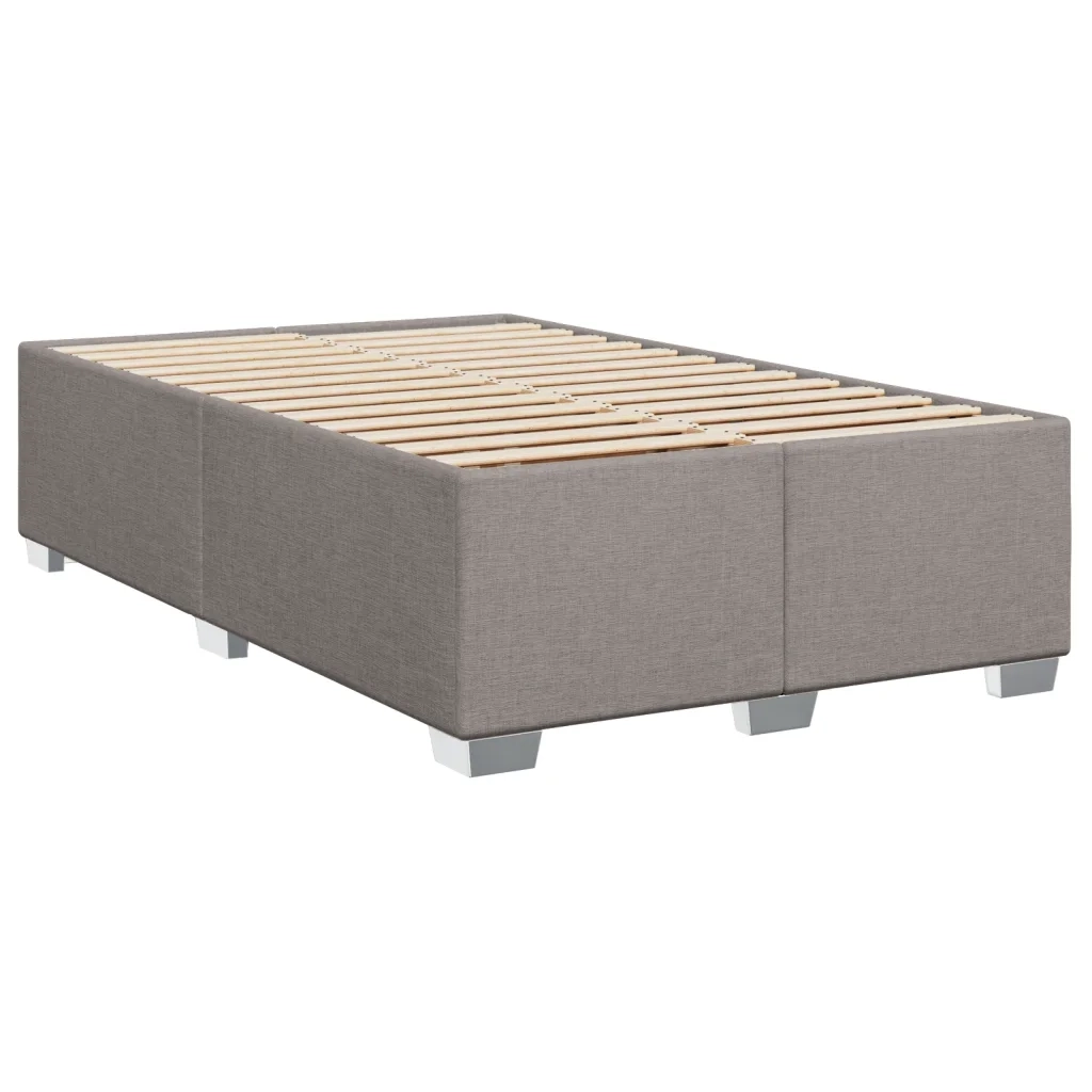 Giroletto a Molle con Materasso-Struttura Letto Tortora 80x200 cm inTessuto 825731