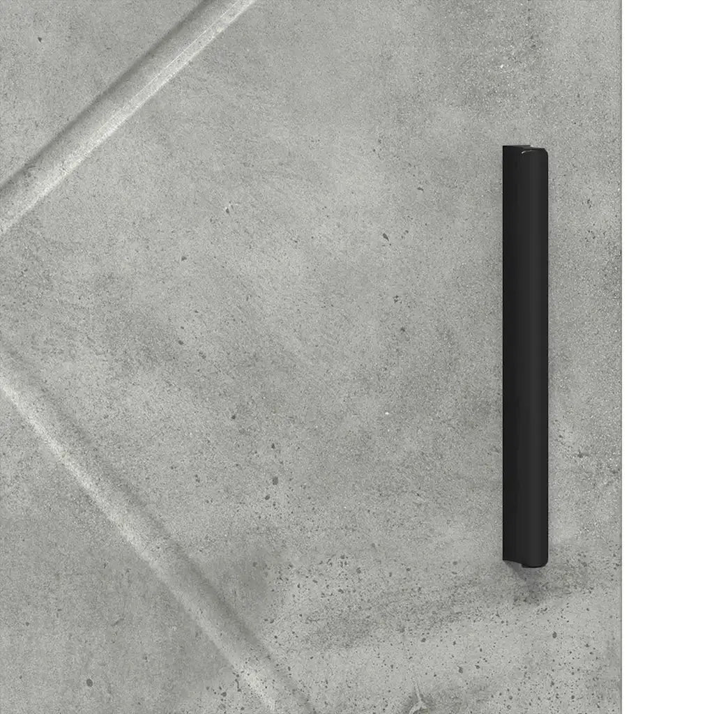 Mobile da Bagno con porta Grigio cemento 30 x 35 x 95 cm 883317
