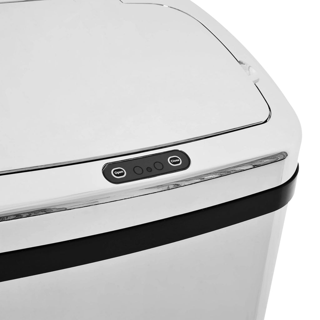 Cestino Automatico con Sensore ¨C zephmum ¨C Acciaio Inox 50L Argento