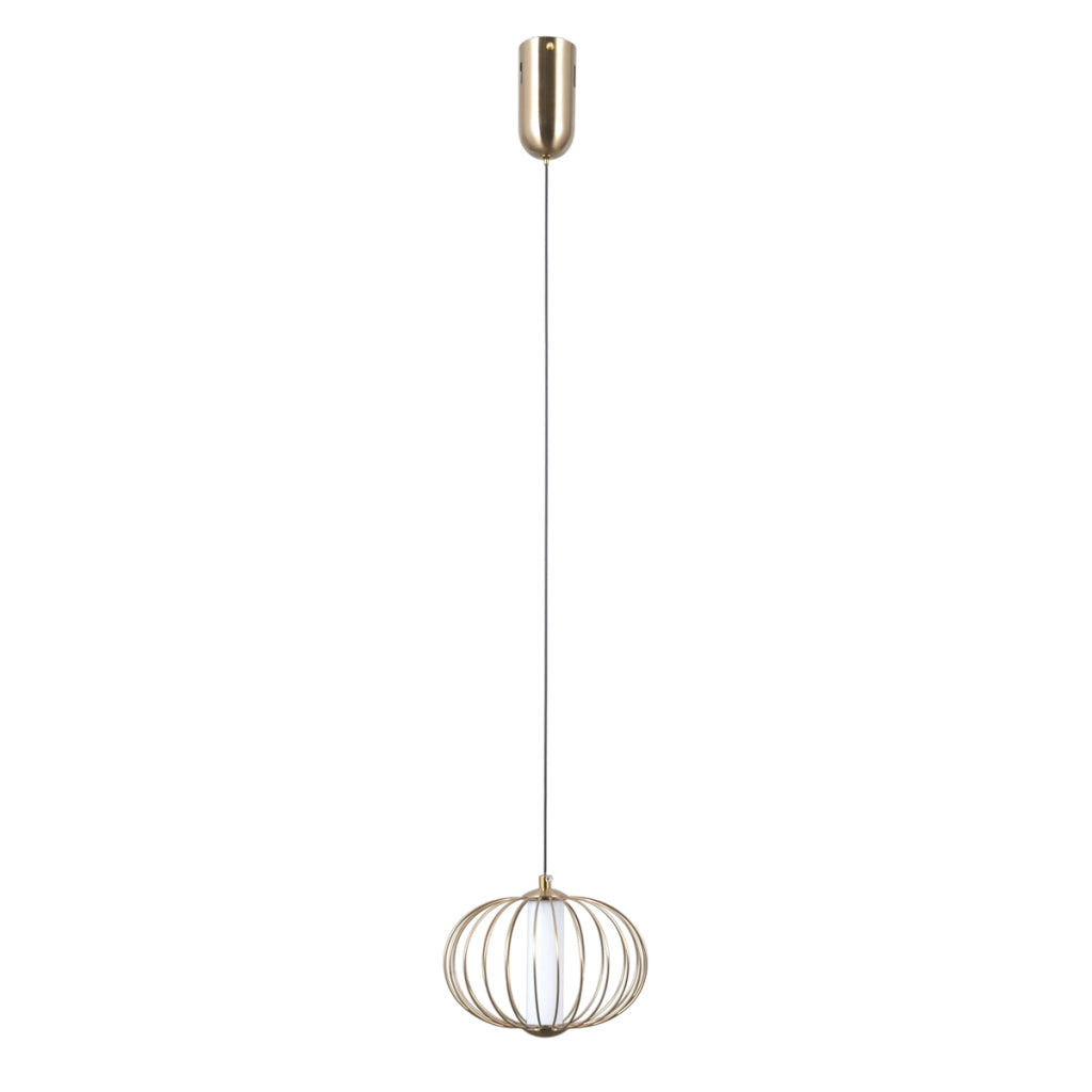 Lampada a sospensione moderna oro a sfera LED 5W Italux