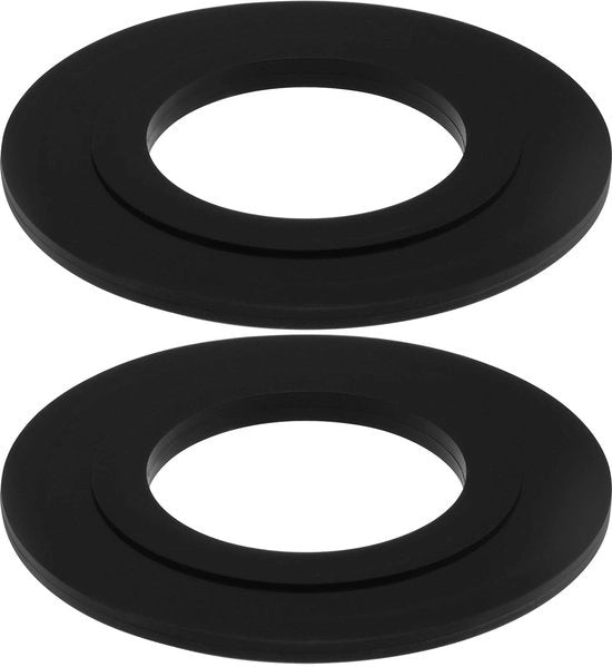 Flessibile di gomma per sigillatura - 2 pezzi - Diametro esterno 54 mm - Diametro interno 28 mm - Sigillatura toilet - Materiale resistente - Prevenzione perdite - Gomma sigillante per toilette