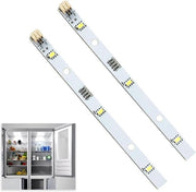 Strisce LED per Frigorifero - E349766 MDDZ-162A 1629348 1529227 12V DC 2W - Compatibile con Frigoriferi Kenwood KIFF5017 KIFF5020 KIFF7017 KIFF7020 KSBNDIX - 2 Pezzi