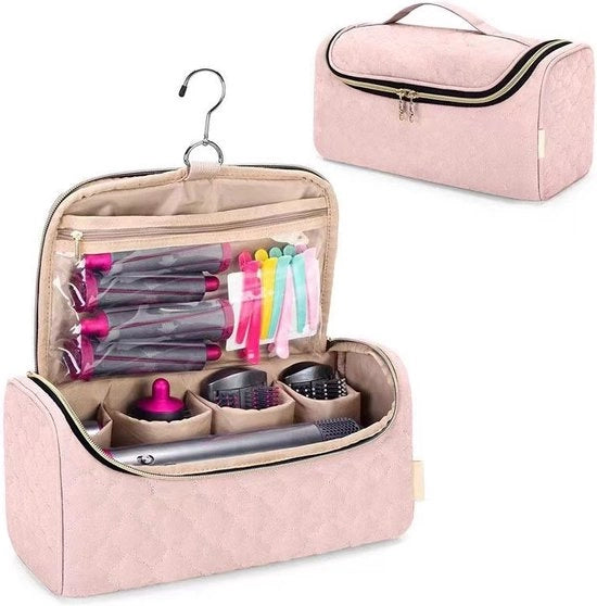 Tas da viaggio portatile con grande capacità - Adatta per Dyson Airwrap - Adatta per Dyson Airwrap Complete Styler e accessori - Borsa da viaggio - Borsa di trasporto - Adatta per tutti i modelli Dyson Airwrap, accessori (31x12,5x15cm)