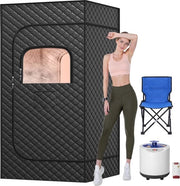 Sauna a vapore portatile per uso domestico - Dimensioni complete con tenda a vapore e telecomando - Ideale per spa e benessere