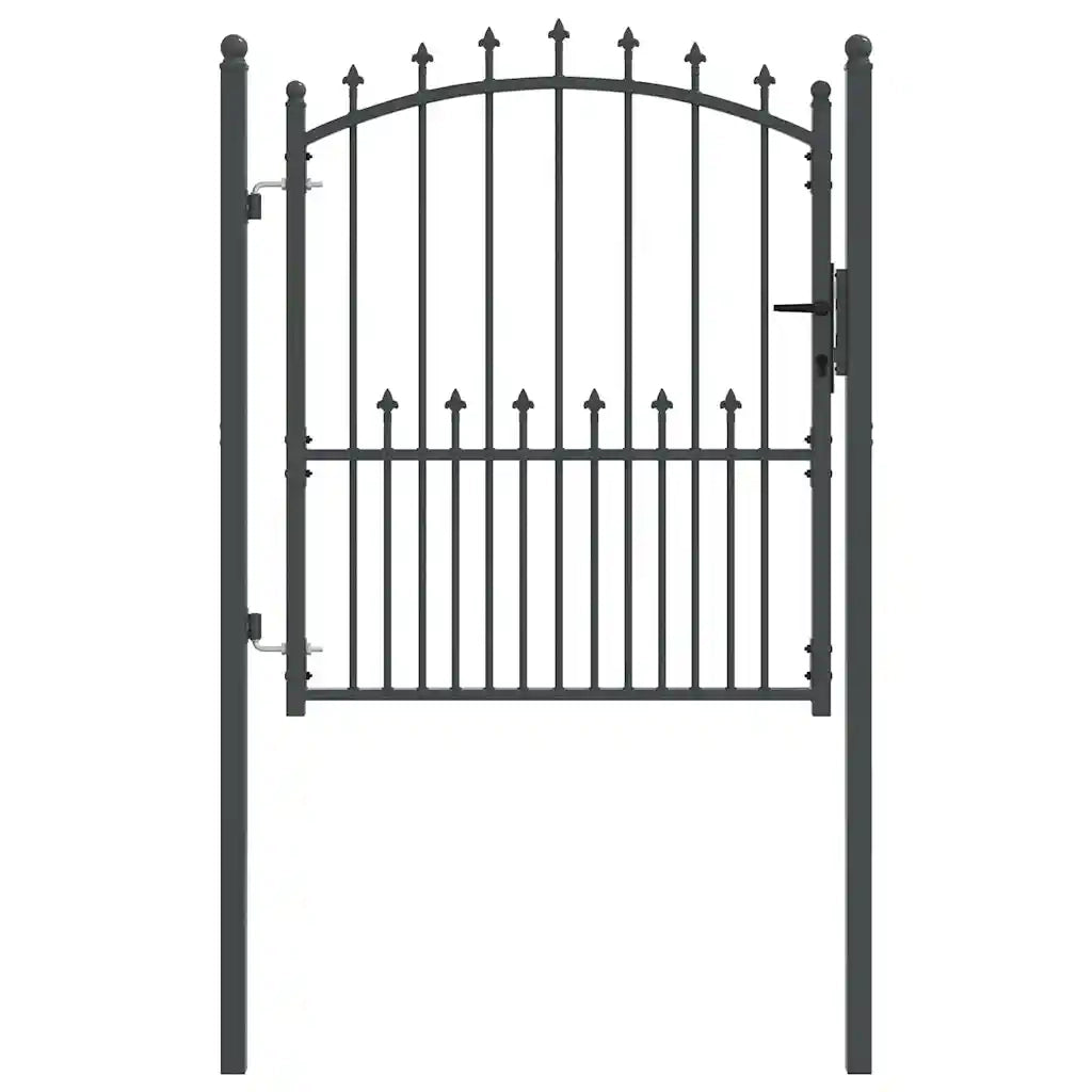 Cancello della recinzione con punte EMMEN 125 x 100 cm 42009018