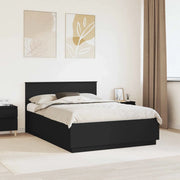 Struttura del letto Nero 150 x 200 cm Legno multistrato 3408062