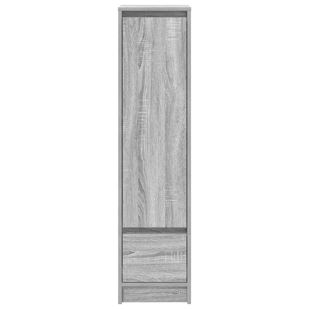 Credenza-Buffet-Armadio da cucina Grigio Sonoma 29,5x34x119,5 cm in Legno Multistrato
