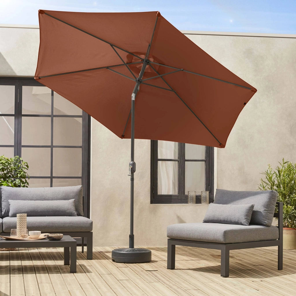 Ombrellone rotondo, ø3m, terracotta