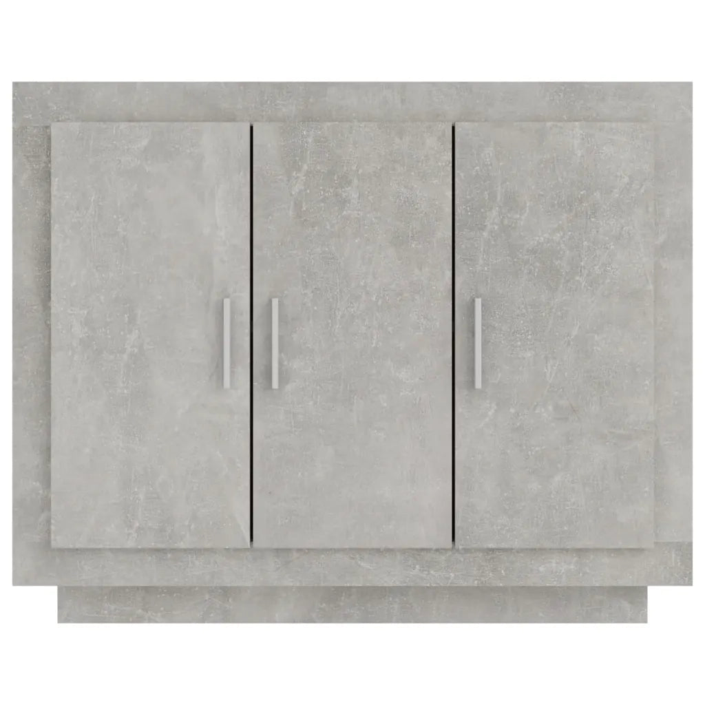 Credenza | Madia | Buffet da pranzo | Armadio da pranzo Grigio Cemento 92x35x75 cm in Legno Multistrato