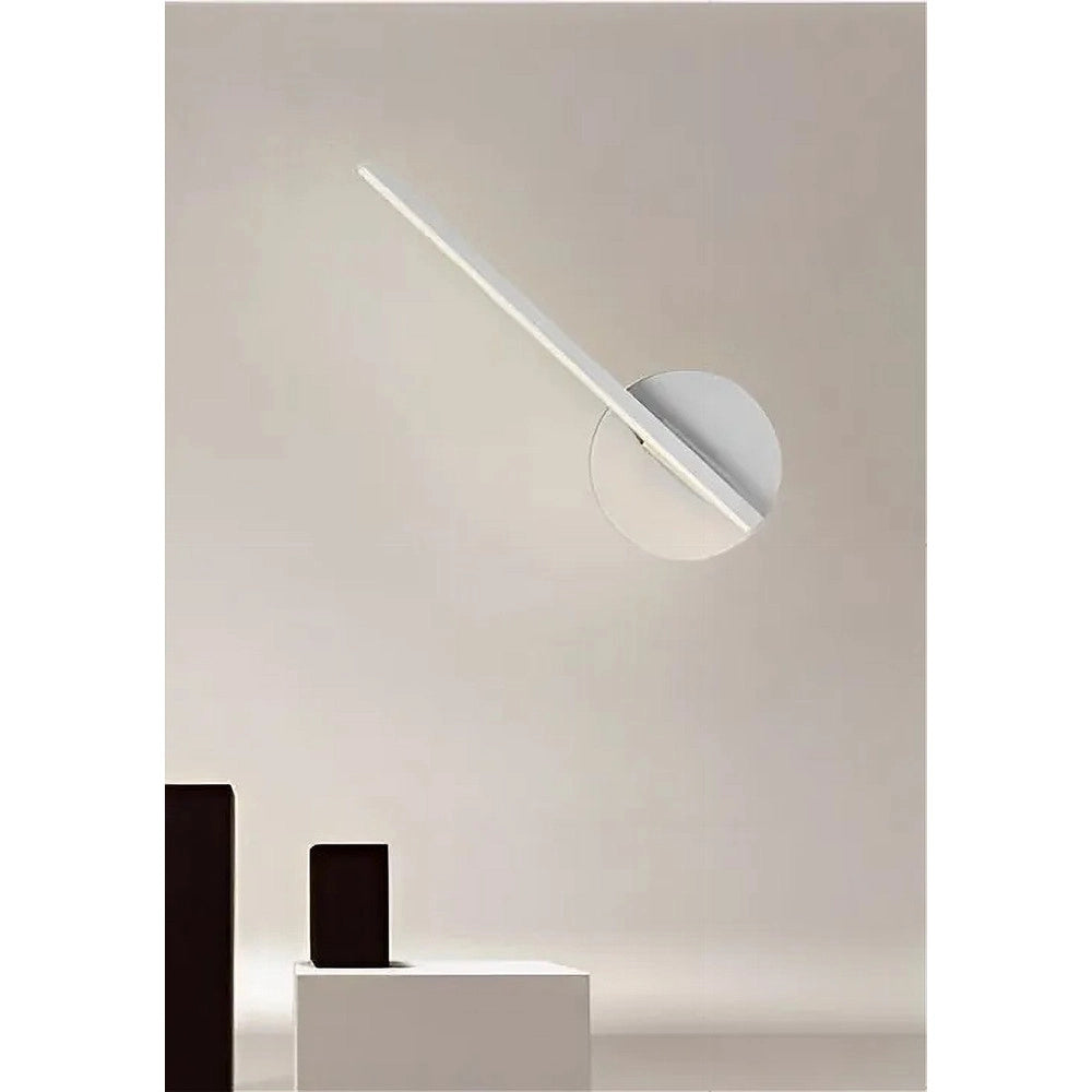 Trade Shop - Applique Da Parete Led 13w Lineare Orientabile Bianco Lampada Luce Naturale 50360 -