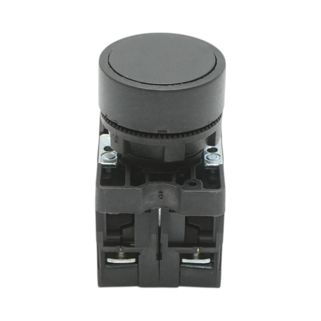 Pulsante con ritorno, nero, 1NO+1NC, 400V/10A LAY5 Breckner Germany