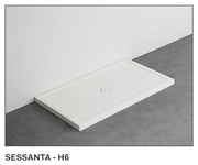 P.DOCCIA 70X120 H. 6 BCO LUCIDO - CIELO