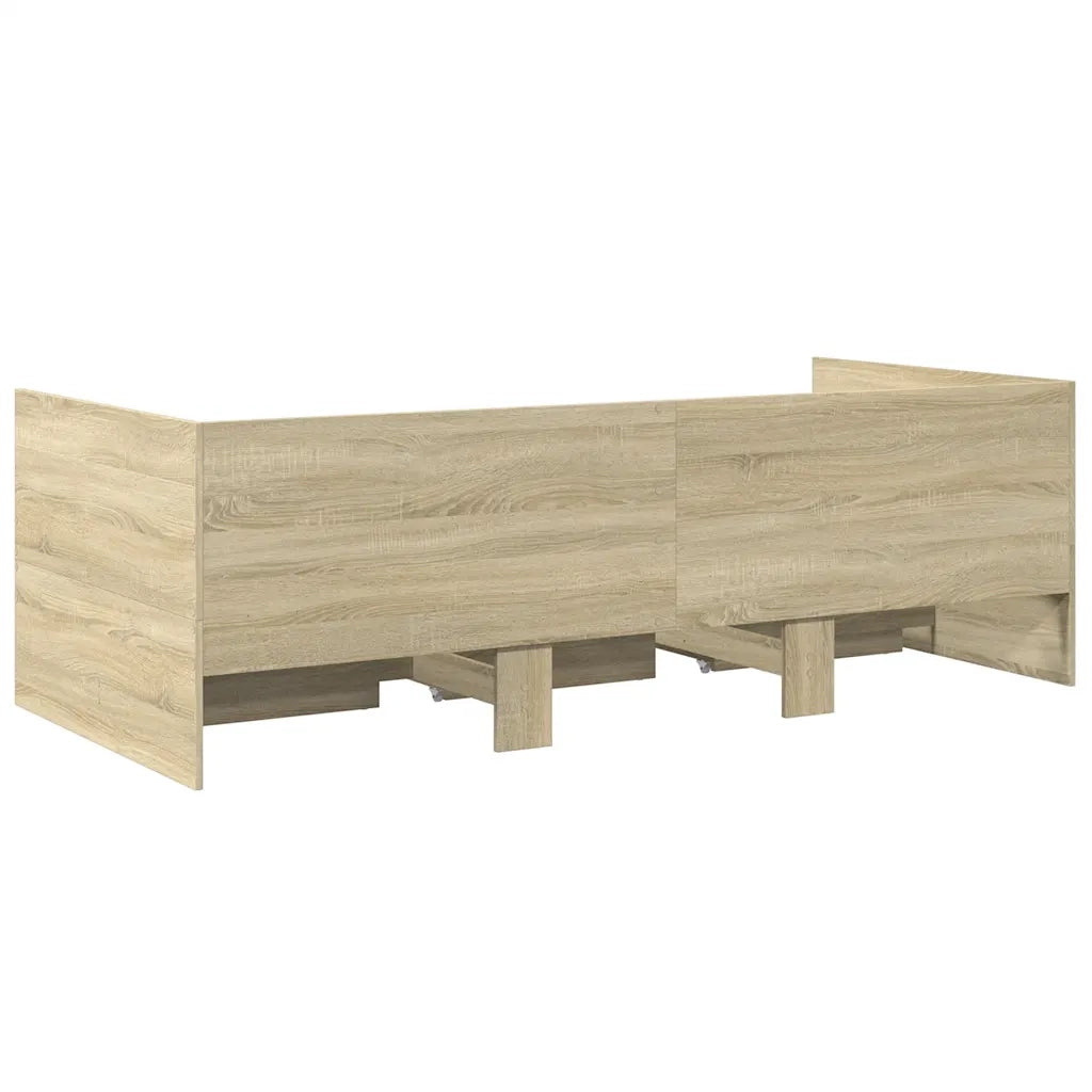 Divano Letto con Cassetti senza Materasso-Sofa Letto-Daybed 90x190 cm 973229