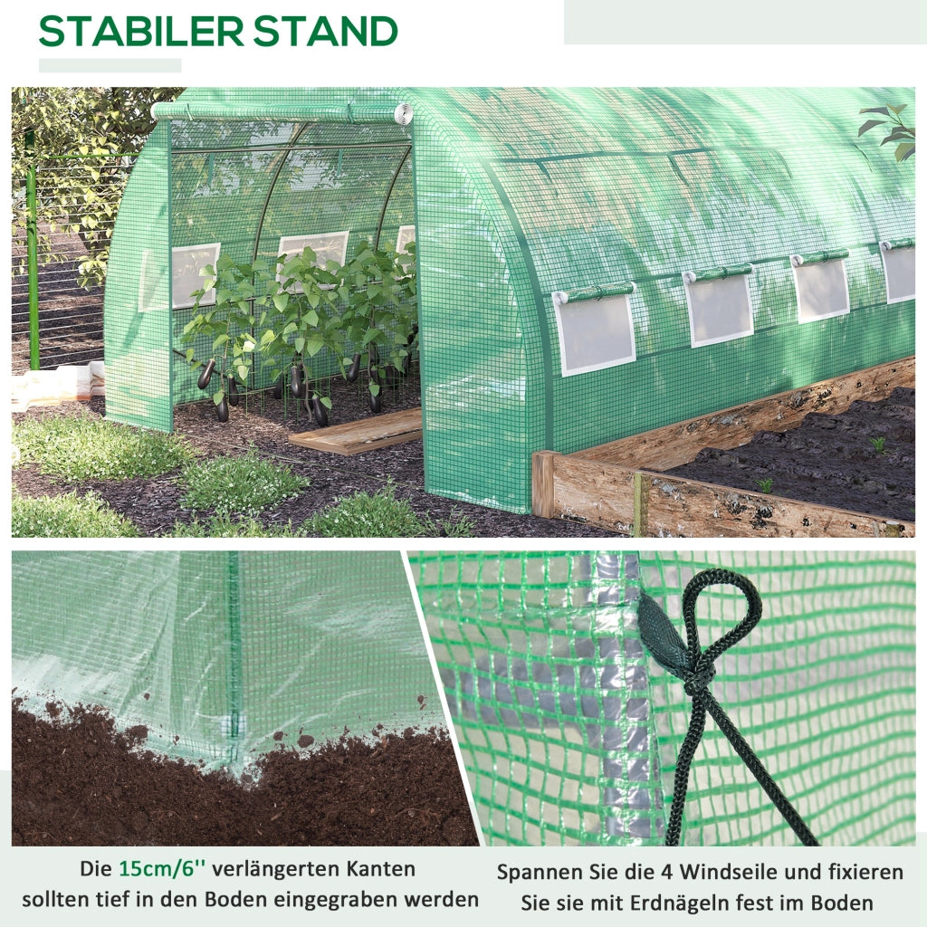 Serra da Giardino con Telaio in Metallo ¨C Xylo ¨C 4x3x2m Verde
