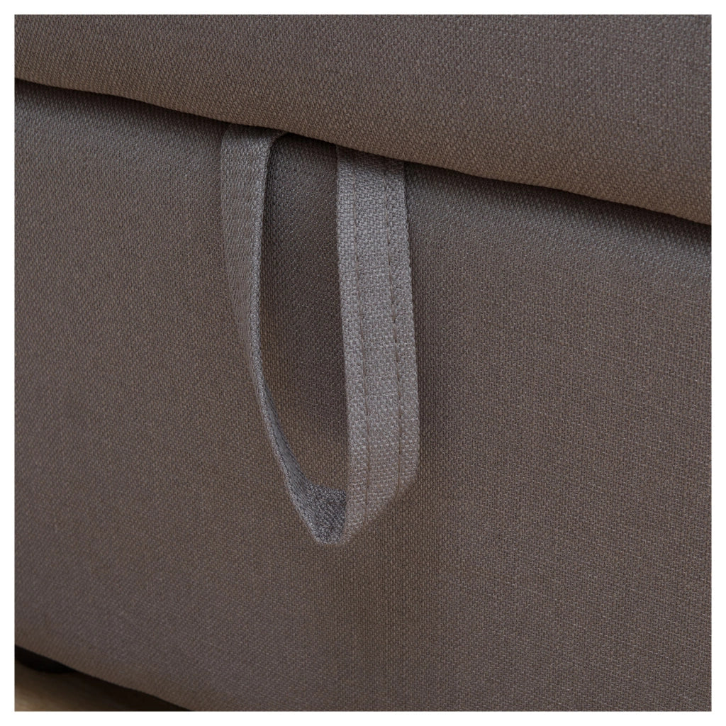 Divano letto angolare a 3 posti CLARK in taupe