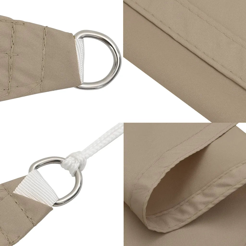 Vela Ombreggiante-Parasole a vela Oxford Triangolare 3x3x3 m Grigio Talpa