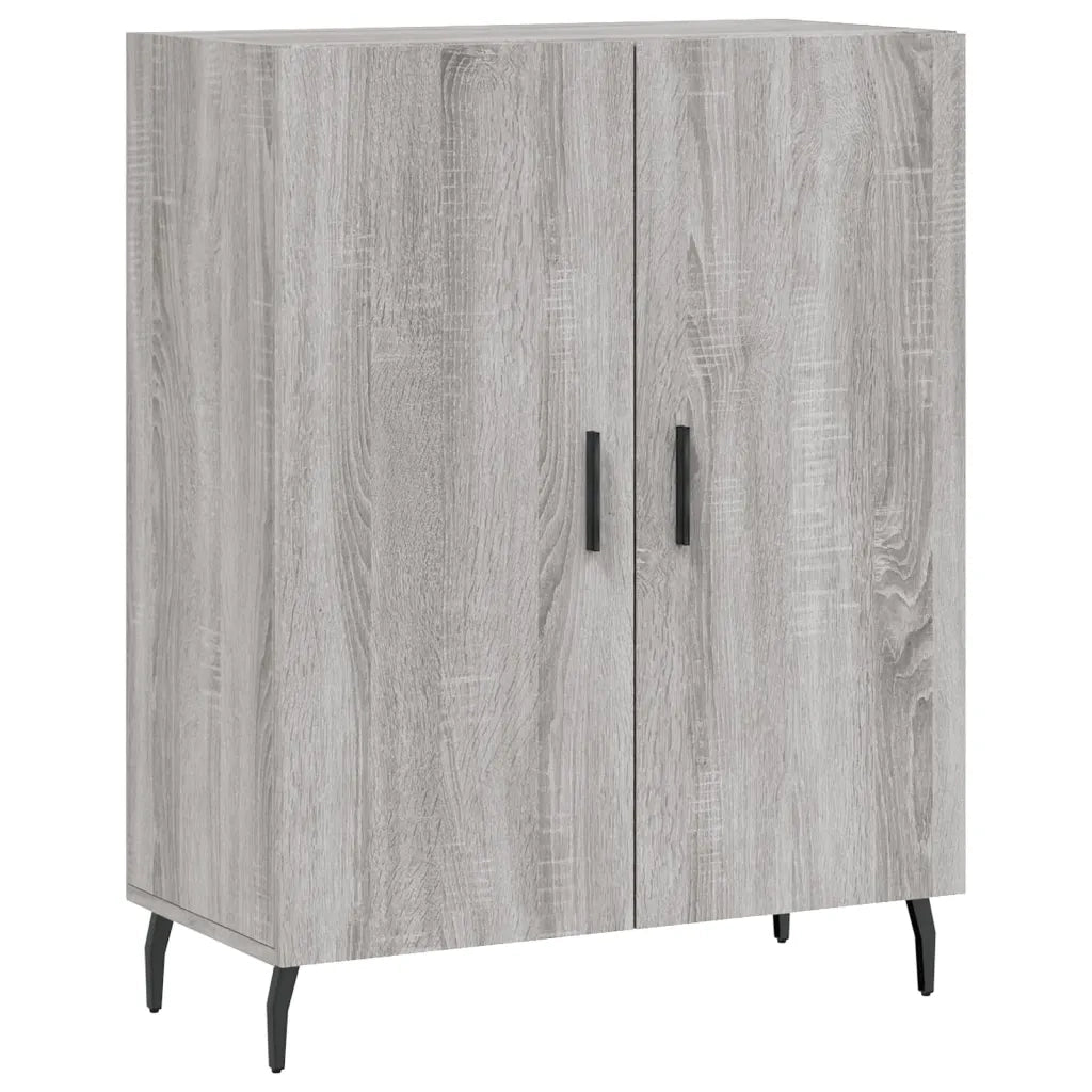 Credenza | Madia | Buffet da pranzo | Armadio da pranzo Grigio Sonoma 69,5x34x180 cm in Legno Multistrato