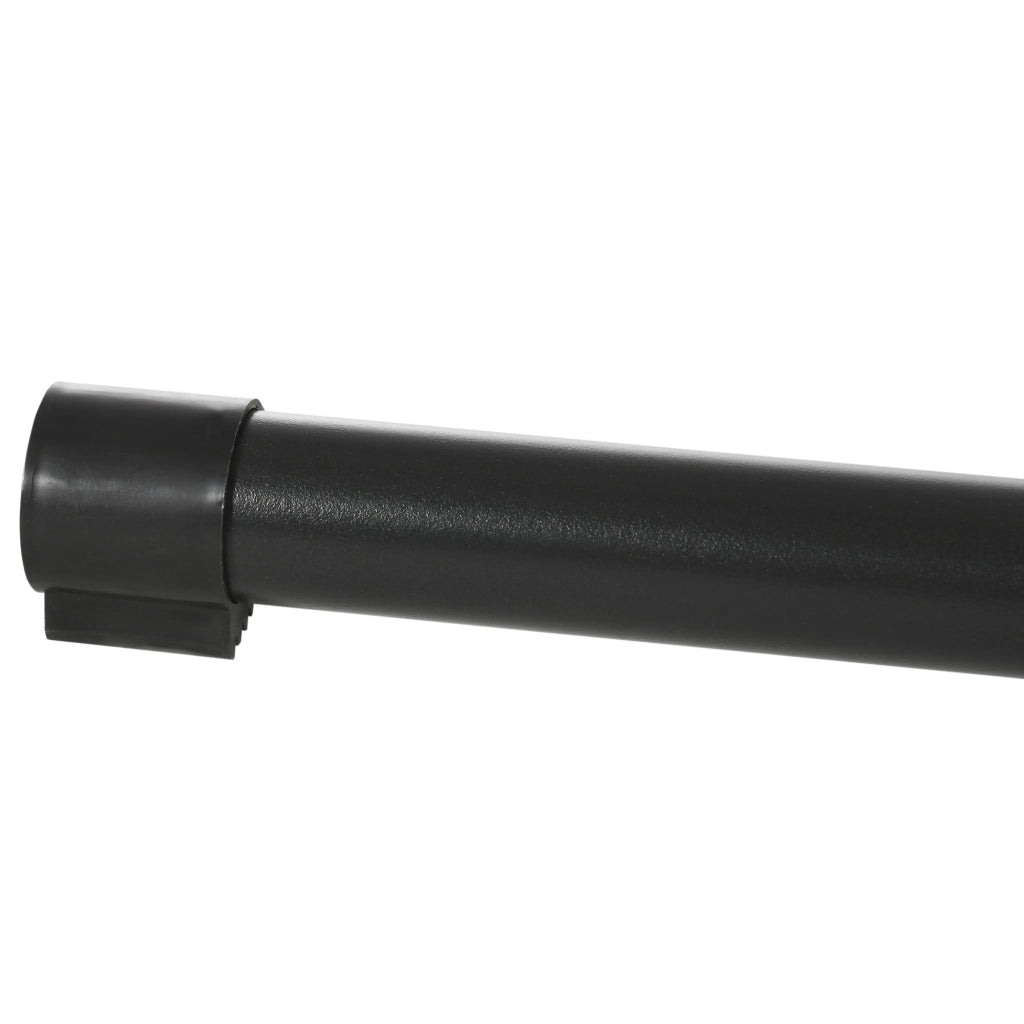 Supporto per Amaca da Giardino Regolabile ¨C Xylo ¨C Metallo Nero 313-388x109x116 cm