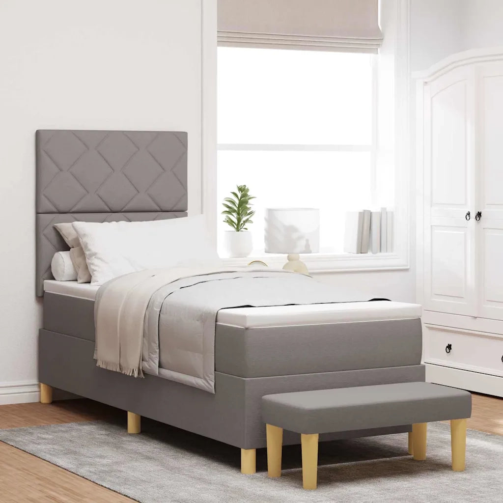 Letto a molle con testiera Talpa 200 x 80 cm Tessuto 3344335