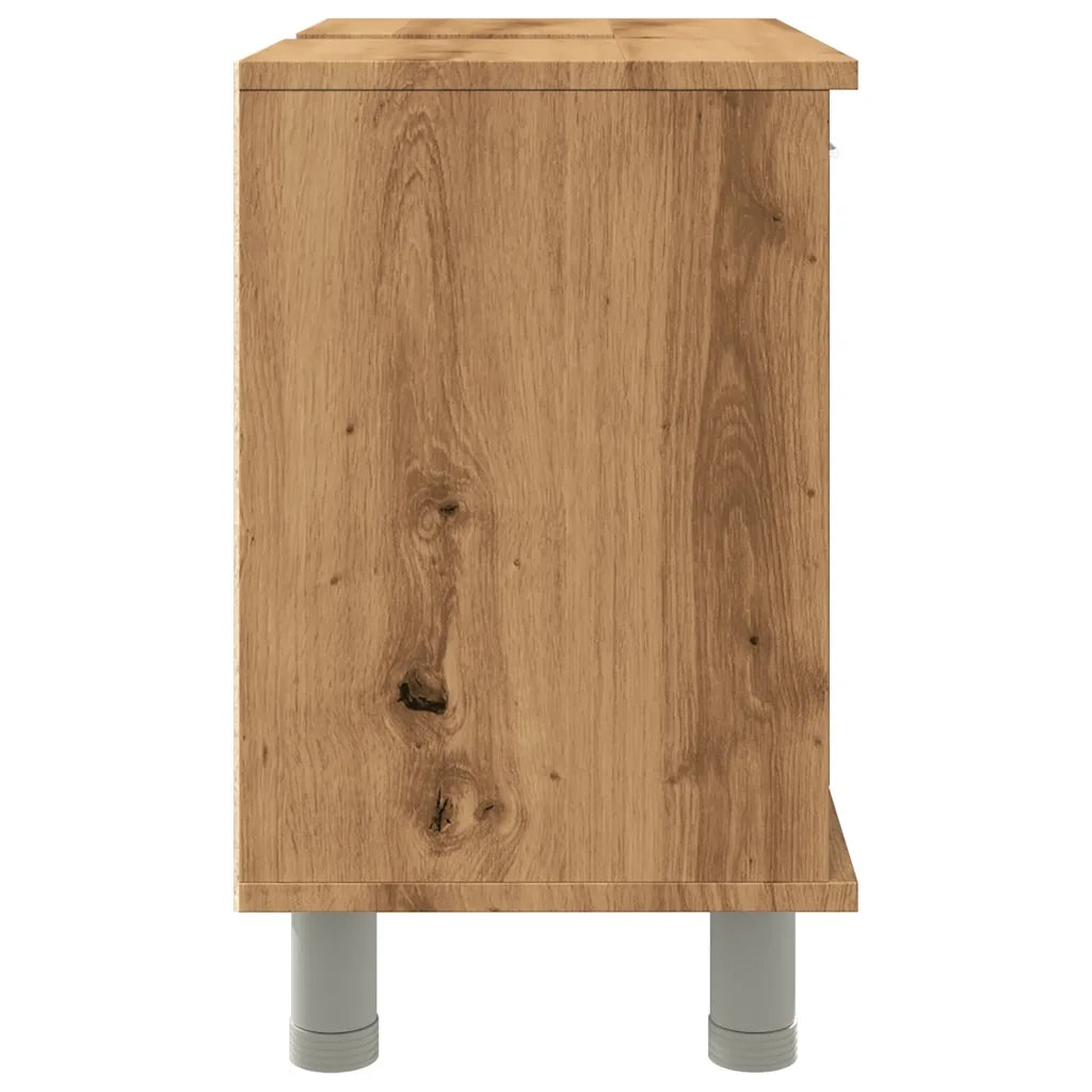 Armadietto Bagno | Armadio da bagno Artigianale 60x32x53,5 cm Legno Multistrato