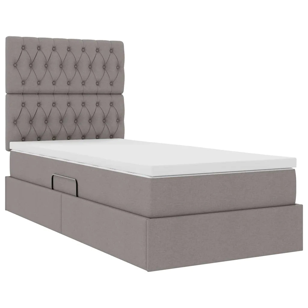 Letto con contenitore e LED Talpa 90 x 200 cm Poliestere 3372456
