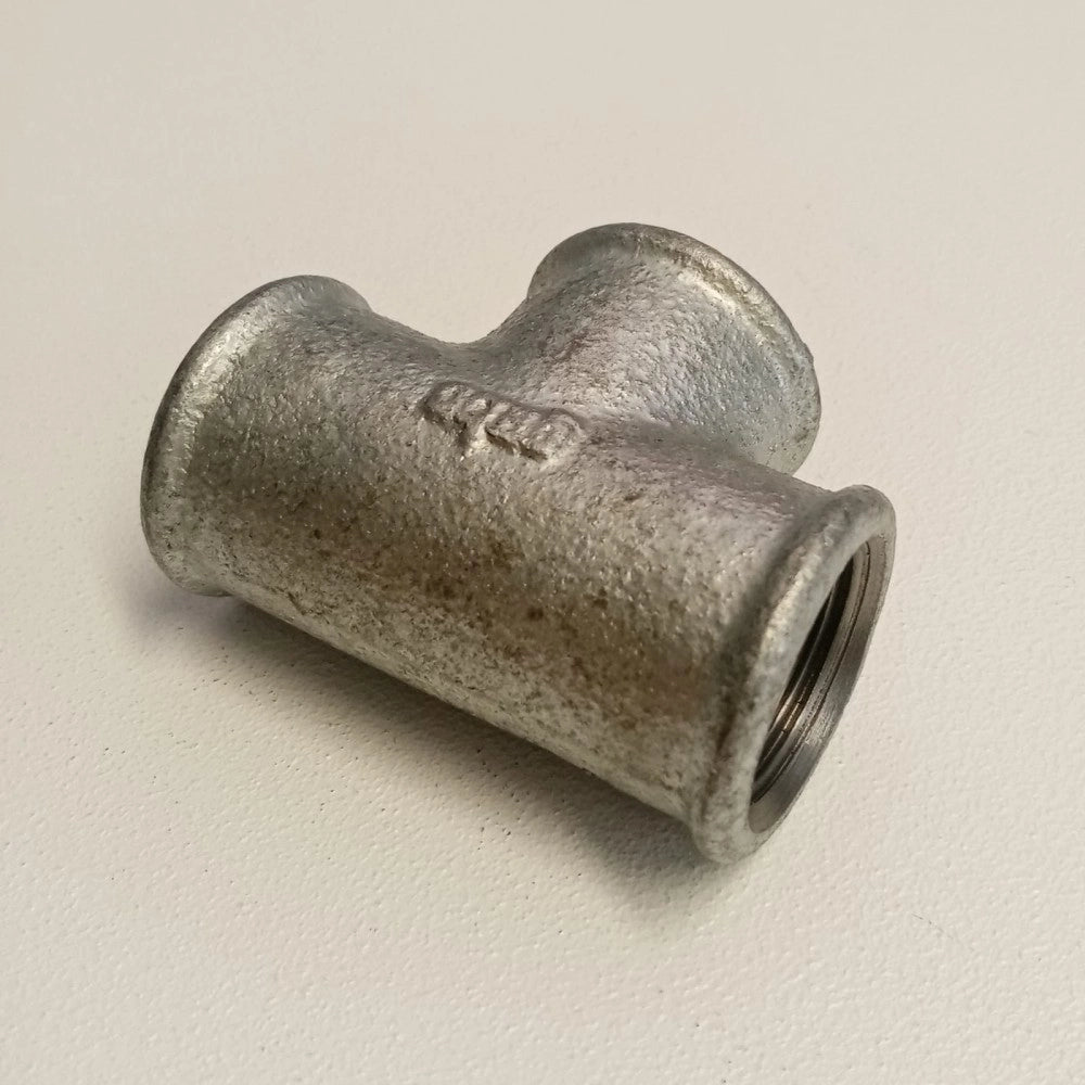 Raccordo fff da 1''+1/2tee t ghisa zincata malleabile raccordo di connessione a 3 vie
