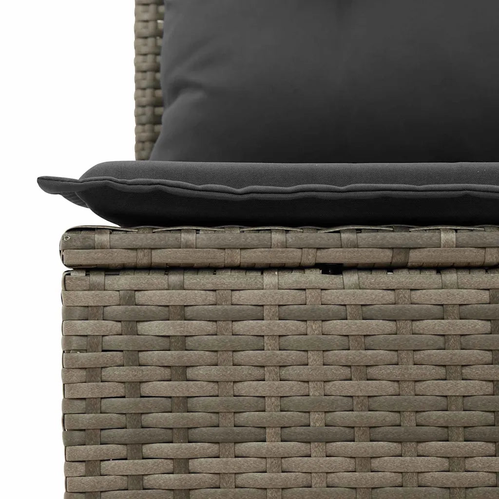 Set Divano da Giardino 7 pcs Grigio Rattan in Polipropilene 3357312