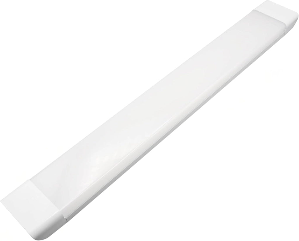 Plafoniera lineare slim moderna LED 54W 120cm lampada CCT 5400lm soffitto parete luce garage officina ufficio