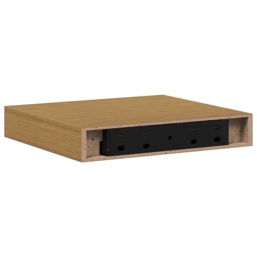 Scaffale da parete | Ripiano a parete | Mensola a parete Beige 23 x 23,5 x 4 cm Legno multistrato