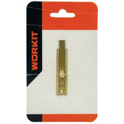 CATENACCIOLO BINARIO X MOBILI SELF WORKIT - OTTONE LUCIDO MM 15,5X5 CM 6- 3 pezzi