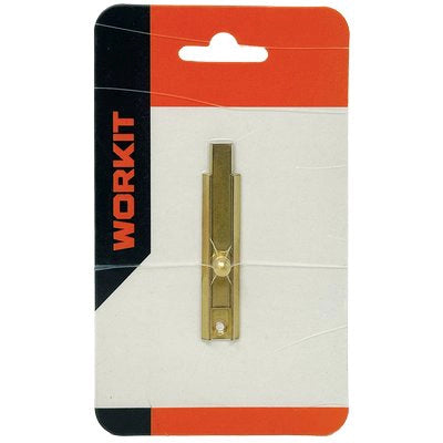 CATENACCIOLO BINARIO X MOBILI SELF WORKIT - OTTONE LUCIDO MM 15,5X5 CM 6- 3 pezzi