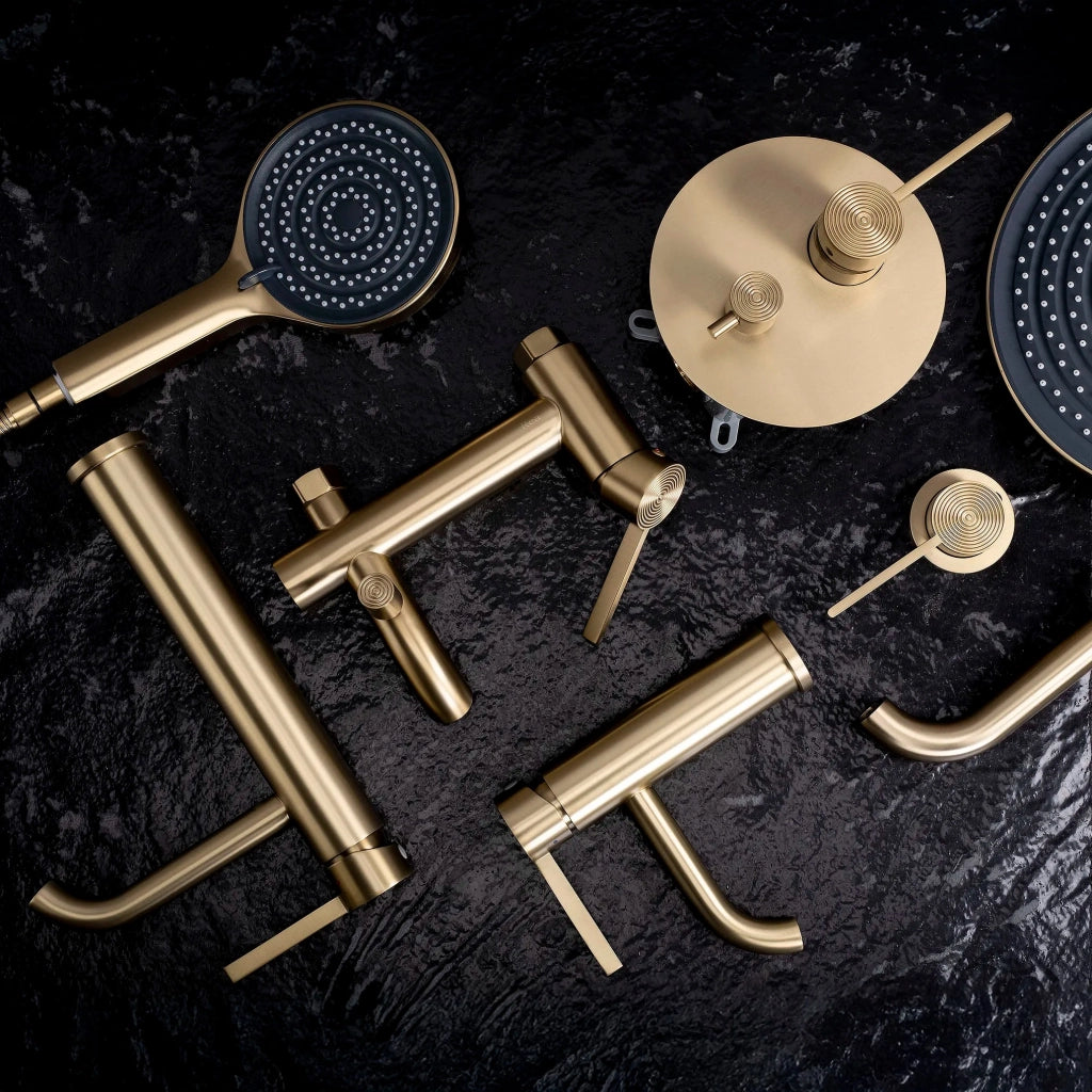Rubinetto Da Parete Rea Foster Brush Gold