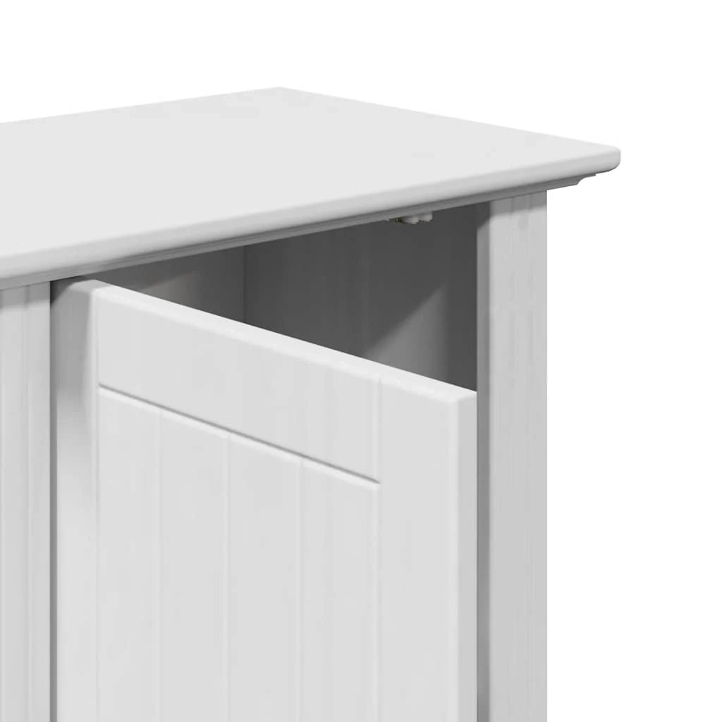 Mobiletto da bagno moderno pratico contenitore 44 x 30 x 60 cm legno di pino bianco 02_0057674