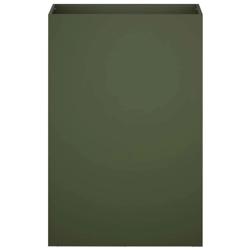 Vaso da giardino Verde Oliva 40 x 30 x 75 cm 8005504