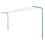 Andrys Stendi Biancheria Esterno Non Smontabile Verde H220cm (Filo non Incluso)