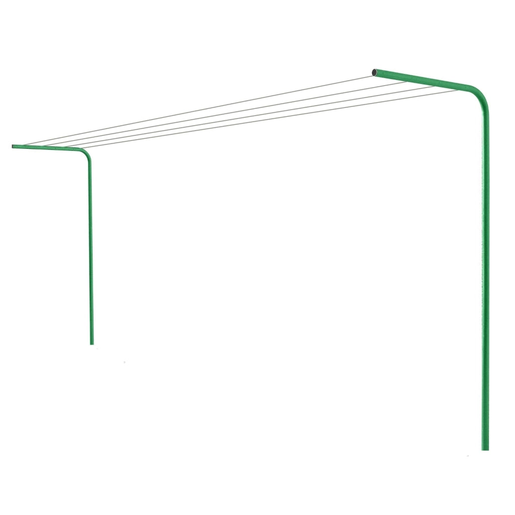 Andrys Stendi Biancheria Esterno Non Smontabile Verde H220cm (Filo non Incluso)