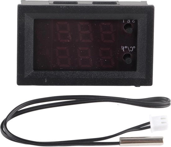 Regolatore di Temperatura Digitale 12V - Interruttore di Temperatura per Giardinaggio Indoor e Coltivazione Idroponica.