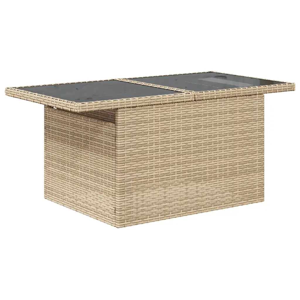 Set Divano da Giardino 6 pz con Cuscini Beige in Polyrattan 3326479