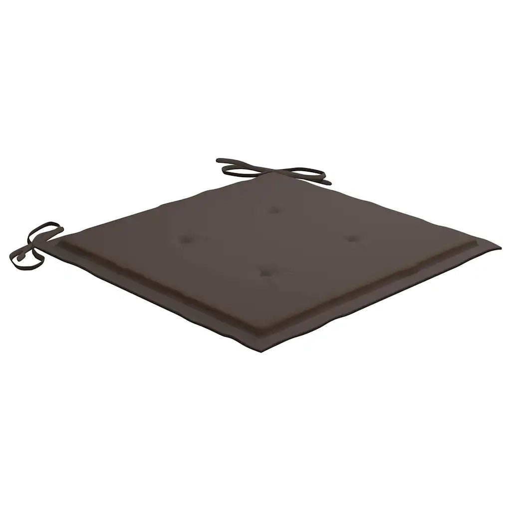Set da Pranzo Giardino Pieghevole 3 pz | Set Salotto da Giardino Cuscino Massello di Teak