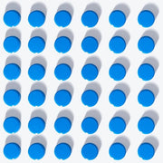 Magnetron Forte - 40 pezzi Mini Magnetoni per Whiteboard e Frigorifero (Azzurro)