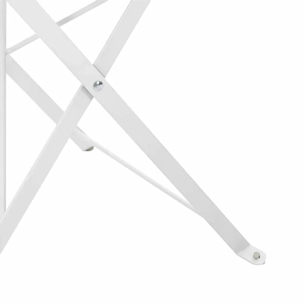 Sedia Pieghevole da Giardino 2 pz | Sedie da Esterno Bianco 42 x 46 x 82cm
