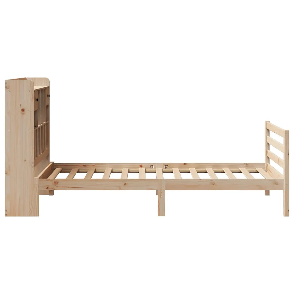 Letto Libreria senza Materasso 100x200 cm in Legno di Pino 3321934